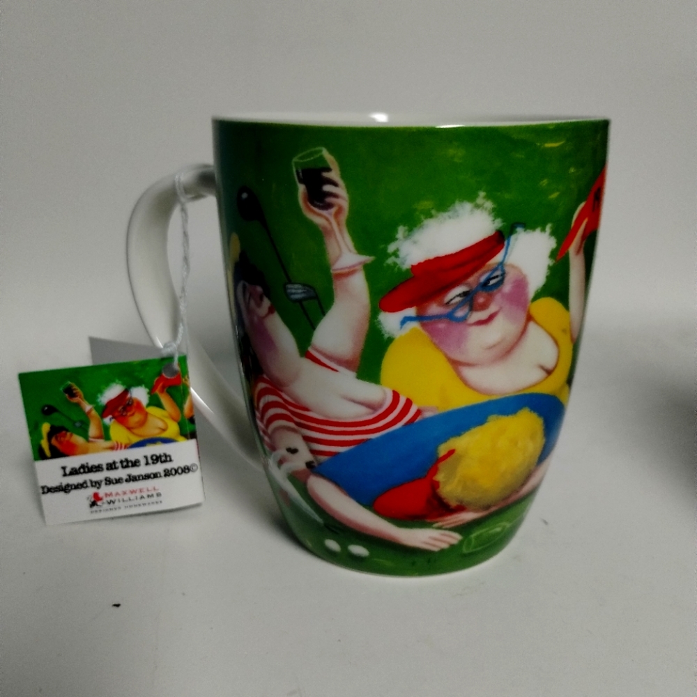Maxwell Williams fine porcelain mug designed by Sue Janson NIB